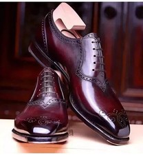 Men burgundy wingtip - men’s,