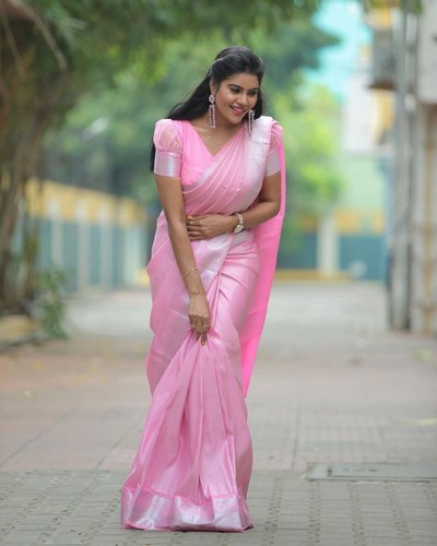 Peacock motif lichi - peacock, saree