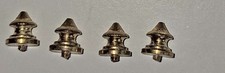 Carriage Clock Finials Original Parts Brass   4 Finials