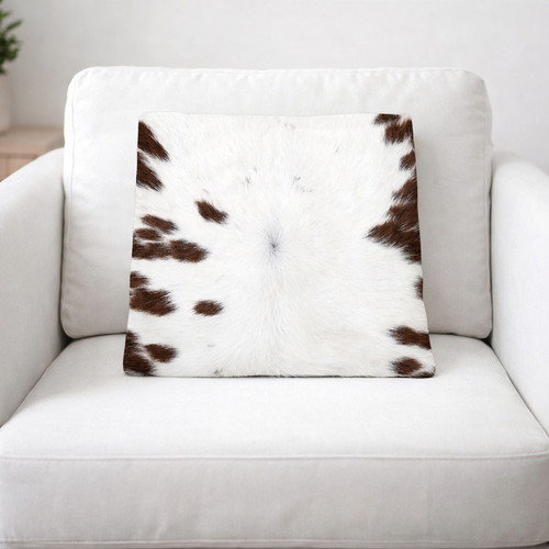 100 natural cowhide pillow - cowhide,