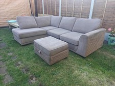 Beige DFS Orka Corner Sofa +