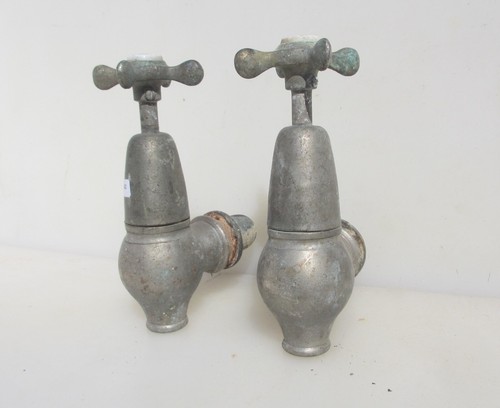 Large antique brass taps bath - brass,