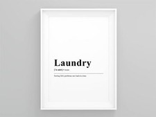 Laundry Definition Frame Wall