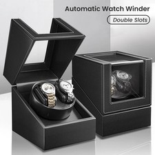 Double Watch Winder Leather