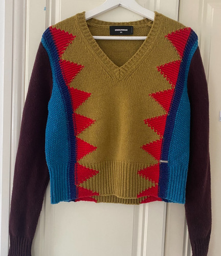 Dsquared2 knitted neck - knitted, v-neck