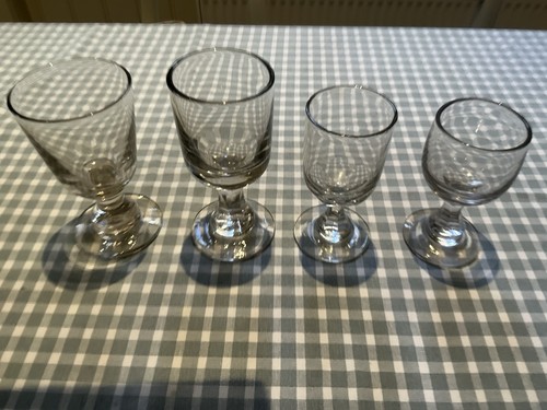 Antique drinking glasses - drinking,