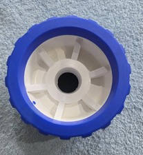 4 x BOAT TRAILER WOBBLE ROLLERS BLUE AND WHITE