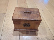 Antique Wooden Tea Caddy EJ