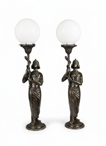 Pair egyptian revival - of,