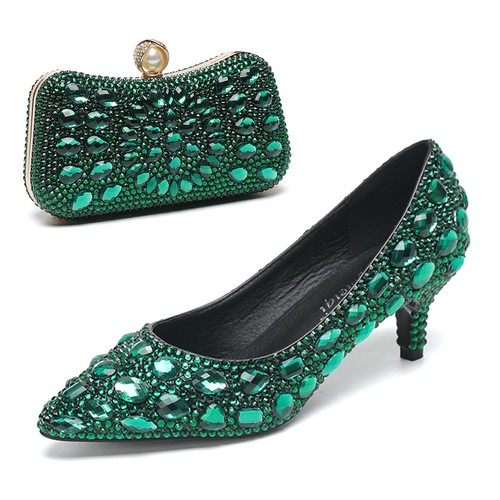 Rhinestone wedding shoes - rhinestone,
