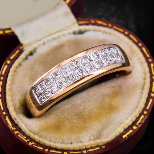 18k yellow gold lab grown - 18k,