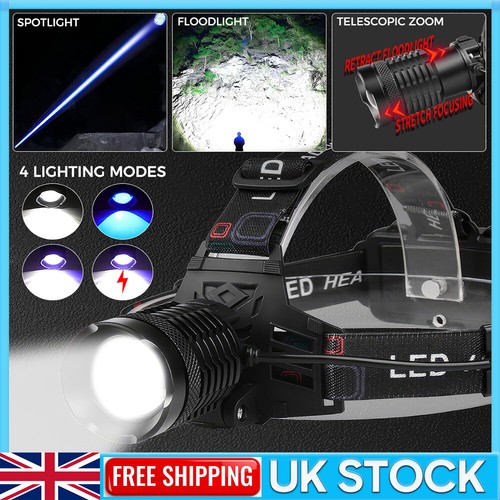 100w led headlamp head torch - 100w,