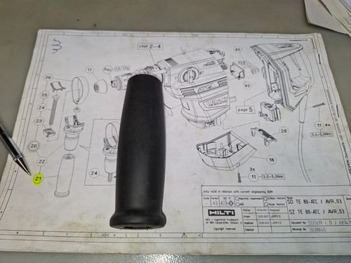 Hilti comfort side handle