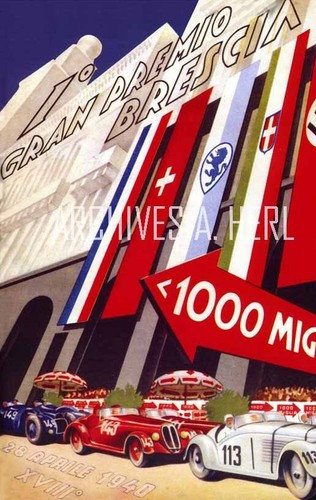 1940 mille miglia automobile - mille,