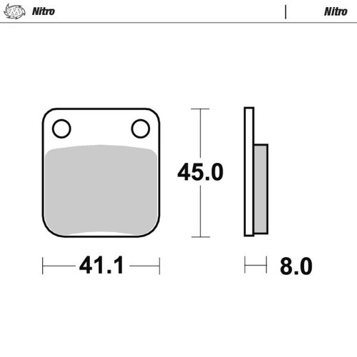 Moto master front - brake, pads