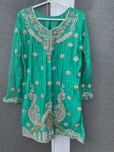 Asian ladies indian green - ladies,