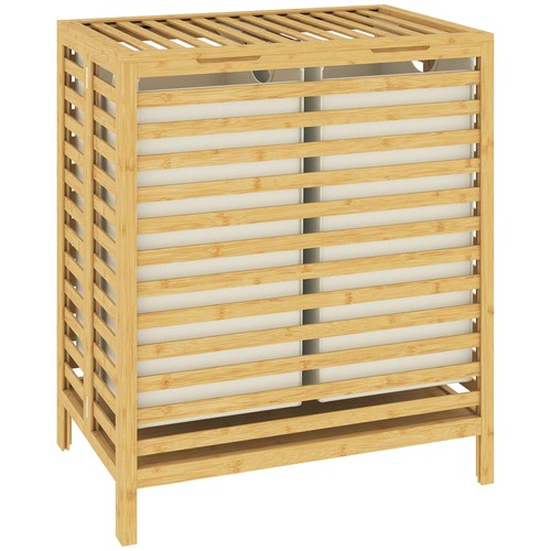 Homcom bamboo laundry basket - homcom,