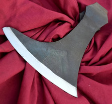 Handmade Carbon Steel Axe head For Wood Cutting With Leather Sheath 
