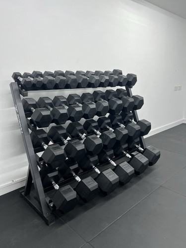 Hex dumbbell set 5kg - hex,