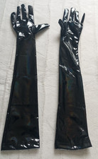 SALES Black Shiny Faux Leather
