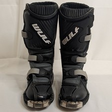Wulfsport Cub Motocross Enduro MX Super LA Kids/ Youth Black Boots UK 12 EU 31