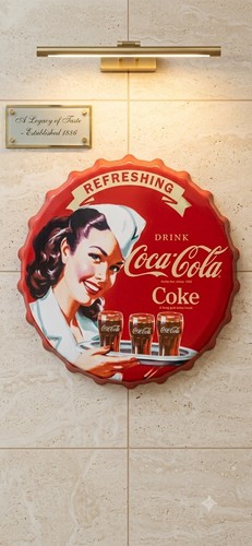 Wall art sign coca - art/sign, coca-cola