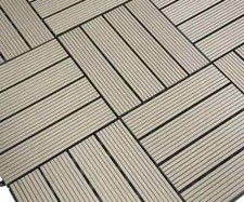 WPC Interlocking Decking Tiles