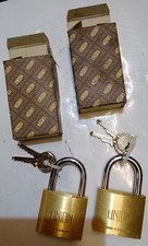 2 x UNUSED BOXED UNION 3122  2.00 PADLOCKS each inc 2 keys