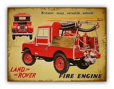 Land Rover Fire Engine Style