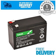 Lucas 12V 10AH Rechargeable