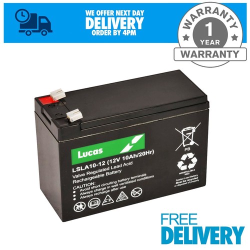 Lucas 12v 10ah rechargeable - 10ah,