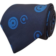 PIERRE BALMAIN Mens Tie Dark Blue - Blue Design