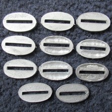 1985 Games Workshop 22mm Oval Slotta Metal Bases Warhammer Fantasy Battle Base