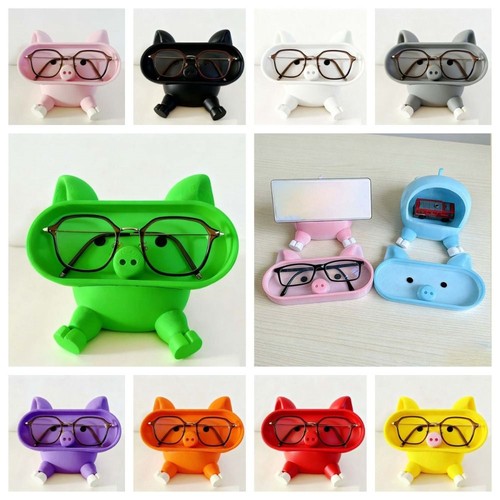 Piggy eyeglasses holder - eyeglasses,