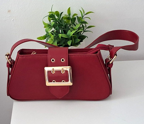 Red faux leather women - faux, women's