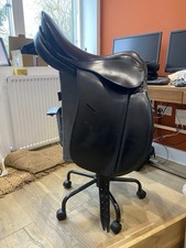 Zaldi Royal Dressage Saddle 17.5 Inch Narrow Fit