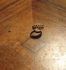 9ct Gold Keeper Ring Size p Not Scrap 9ct Gold