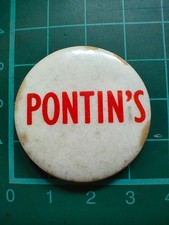 Vintage Pin Badge Pontin's