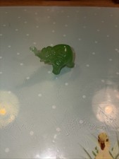 Vintage Green Jade Glass