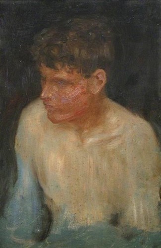 Henry scott tuke signed - signed, oil