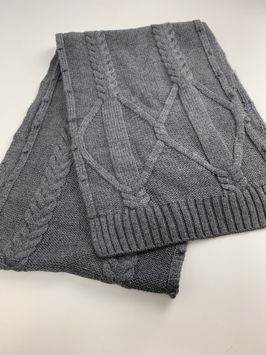 Ben sherman scarf grey knitted - sherman,