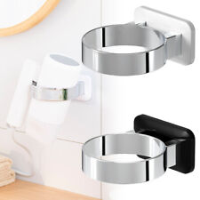Adhesive Hair Dryer Rack Stand Holder Storage Organizer Bathroom Wall Mounted