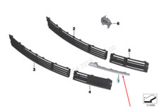 BMW 7 F01 Front Bumper Left