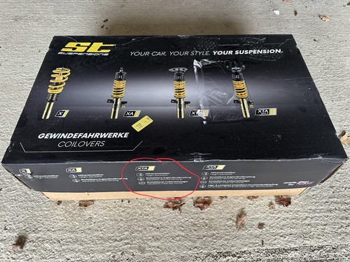 Bnib st coilover suspension - coilover,