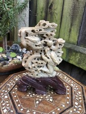 Antique vintage Chinese carved