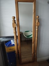 Free Standing Mirror with Storage