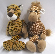 Russ Plush Tiger and Giraffe