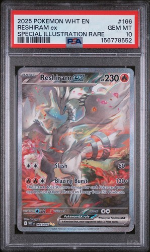 Psa reshiram 166 086 - psa, 166/086