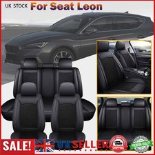 Dark Black 5-Seat PU Leather
