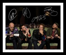 Coldplay Autograph Signed & Framed Photo